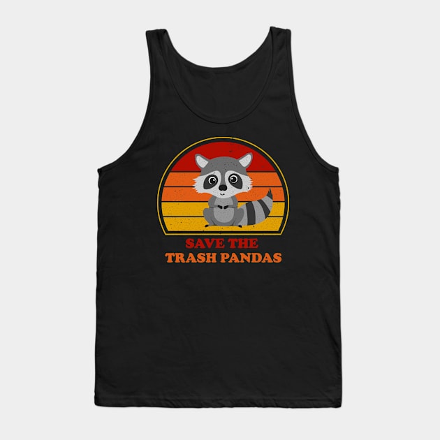 Save The Trash Pandas Tank Top by n23tees